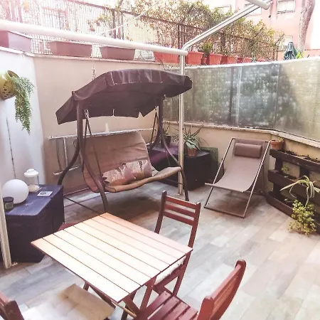 Cozy Flat With Terrace At Trastevere Train Station Rom Exterior foto